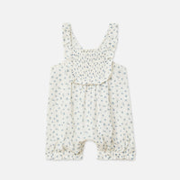 Smocked Overall - Dainty Flowers